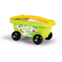 SMOBY - Silence ça Pousse Chariot garni a roulettes + accessoires - F