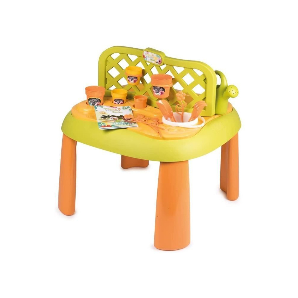 SMOBY - Silence ça Pousse Table de jardinage + accessoires - Fabricat
