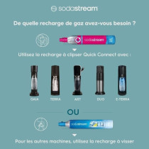 Recharge de gaz supplémentaire 60L originale a visser - SodaStream -