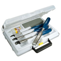 Coffret de ciseaux a bois manche ABS STANLEY - 0-16-130 - Jeu de 4 pie