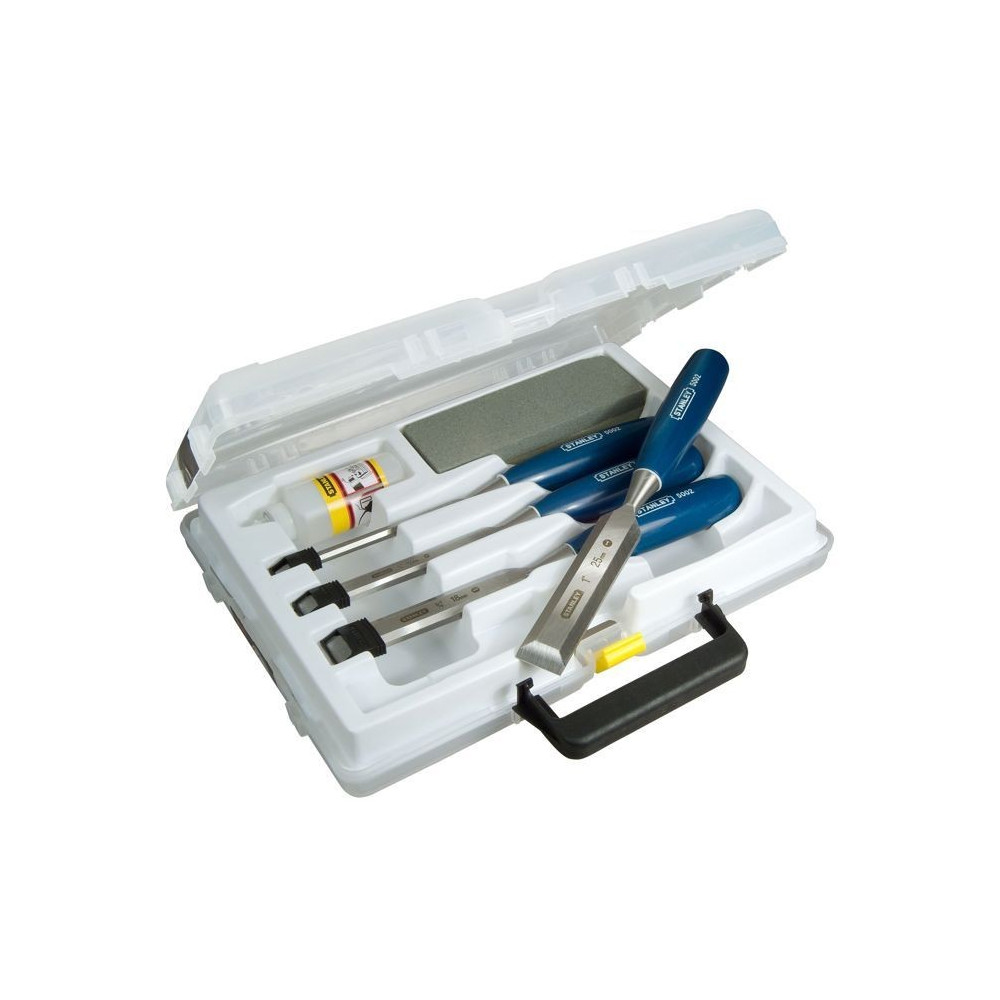 Coffret de ciseaux a bois manche ABS STANLEY - 0-16-130 - Jeu de 4 pie