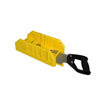 Boite a coupe Holster ABS Plastique + scie a dos integrée STANLEY - 1