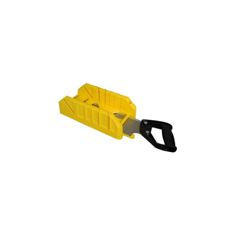 Boite a coupe Holster ABS Plastique + scie a dos integrée STANLEY - 1