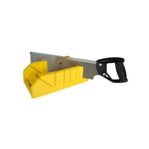 Boite a coupe Holster ABS Plastique + scie a dos integrée STANLEY - 1