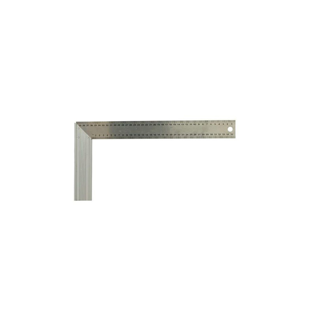Equerre de menuisier - STANLEY - 1-45-687 - Lame inox - Graduation mil