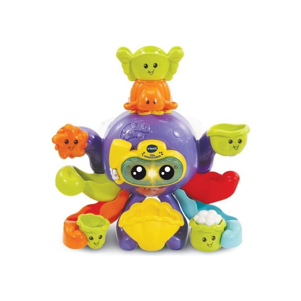 Jouet de Bain interactif VTECH BABY - Polo, Mon Poulpe Rigolo - Multic