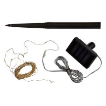 Guirlande solaire extérieure LUCIOLE 200 leds blanc chaud - SMART GAR
