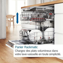 Lave-vaisselle pose-libre BOSCH SMS6ZCI11F SER6 - 14 couverts - Induct