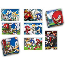 Clementoni - Edukit - Sonic - Coffret apprentissage 4 en 1 - 2 puzzles