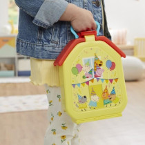 Peppa Pig, coffret La mallette de Peppa avec maison pliable, 4 figuri