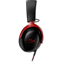 Casque Gamer Filaire - HyperX Cloud III - pour PC & console - Noir/Rou