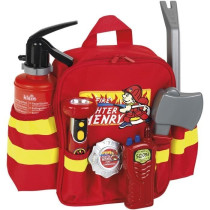 Sac a dos de pompier avec 6 accessoires dont 1 lampe torche avec fonct