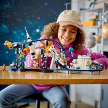 LEGO Creator 31142 Les Montagnes Russes de l'Espace, Jouet avec Fusée