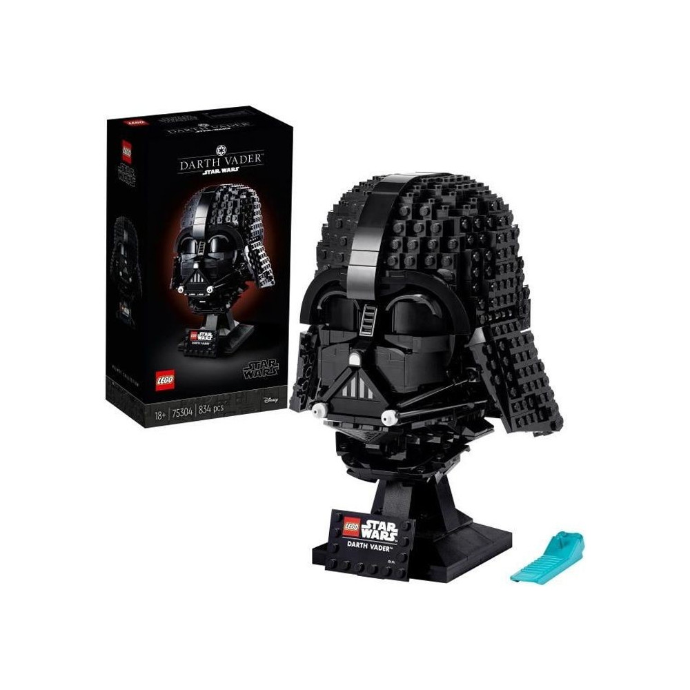 LEGO Star Wars 75304 Le Casque de Dark Vador, Kit de Maquette, Masque,