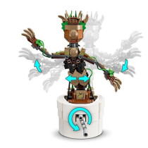 LEGO Marvel 76297 La danse de Bébé Groot, Jouet animé a construire