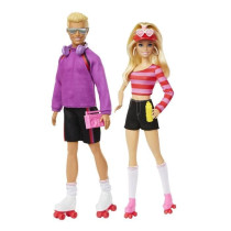 Barbie-Fashionistas-Coffret poupées et accessoires patins a roulettes