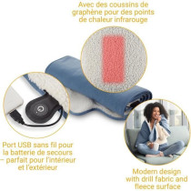 Couverture chauffante exterieure sans fil - MEDISANA - OL 850 - 10 W -