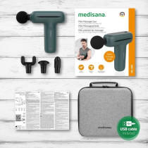 Pistolet de massage - MEDISANA MG 200 - 5 niveaux de percussion - 5 V