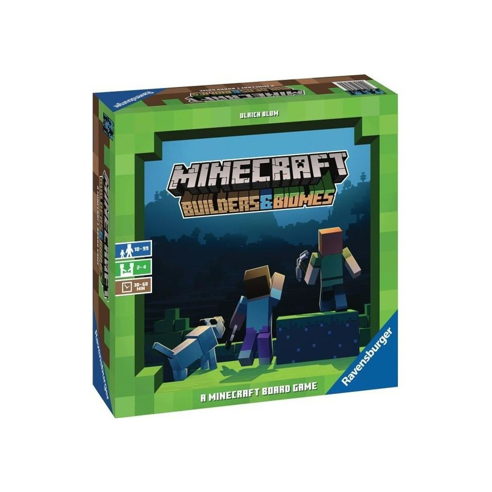 Minecraft Builders & Biomes, Jeu Société, Issu Du Vidéo Multilingue
