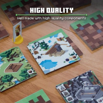 Minecraft Builders & Biomes, Jeu Société, Issu Du Vidéo Multilingue