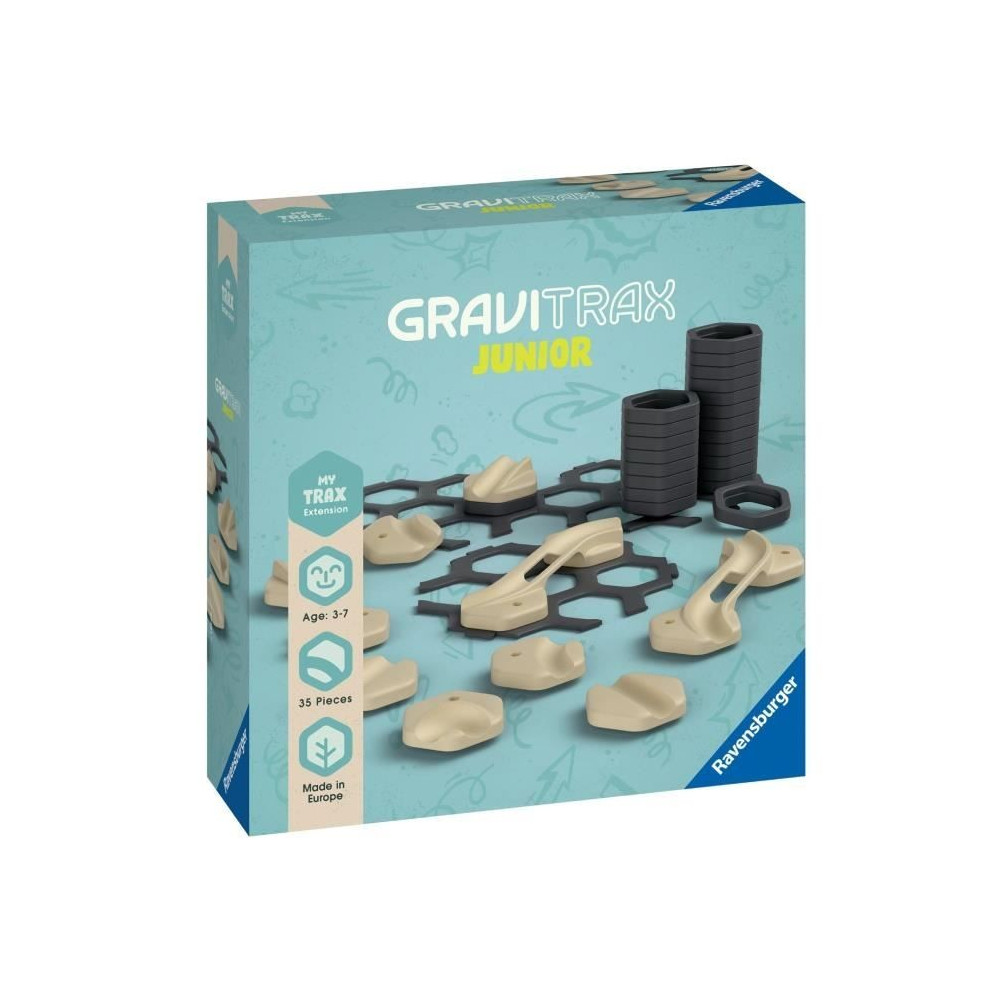 GraviTrax JUNIOR Set d'extension Rails - My Trax 35 pieces - Circuits
