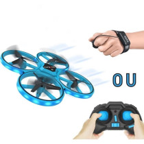 Mini drone lumineux avec double télécommande - FLYBOTIC - Looping 36