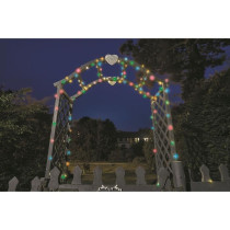 Guirlande solaire d'extérieur Multicolore 100 leds - SMART GARDEN - 1
