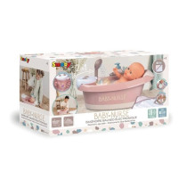 Baignoire balnéo pour poupon jusqu'a 42 cm - Smoby Baby Nurse - Jets