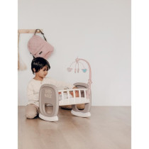 Baby Nurse - Berceau a barreaux Smoby - Pour poupon jusqu'a 42 cm - Fa