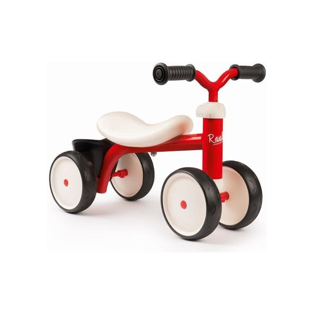 Porteur Métal Rookie - Rouge - SMOBY - Pour Enfant des 12 mois - 4 ro