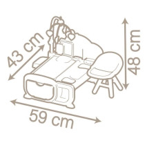 Smoby - Baby Nurse - Nursery Cocoon - Espaces Soin, Nuit et Repas - 22