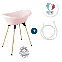 THERMOBABY KIT BAIGNOIRE VASCO Rose Poudré : baignoire + pieds + tuya