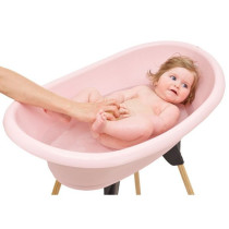 THERMOBABY KIT BAIGNOIRE VASCO Rose Poudré : baignoire + pieds + tuya