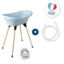 Kit baignoire VASCO Fleur Bleue - 3 en 1 - 800*500*270 - Bleu - THERMO
