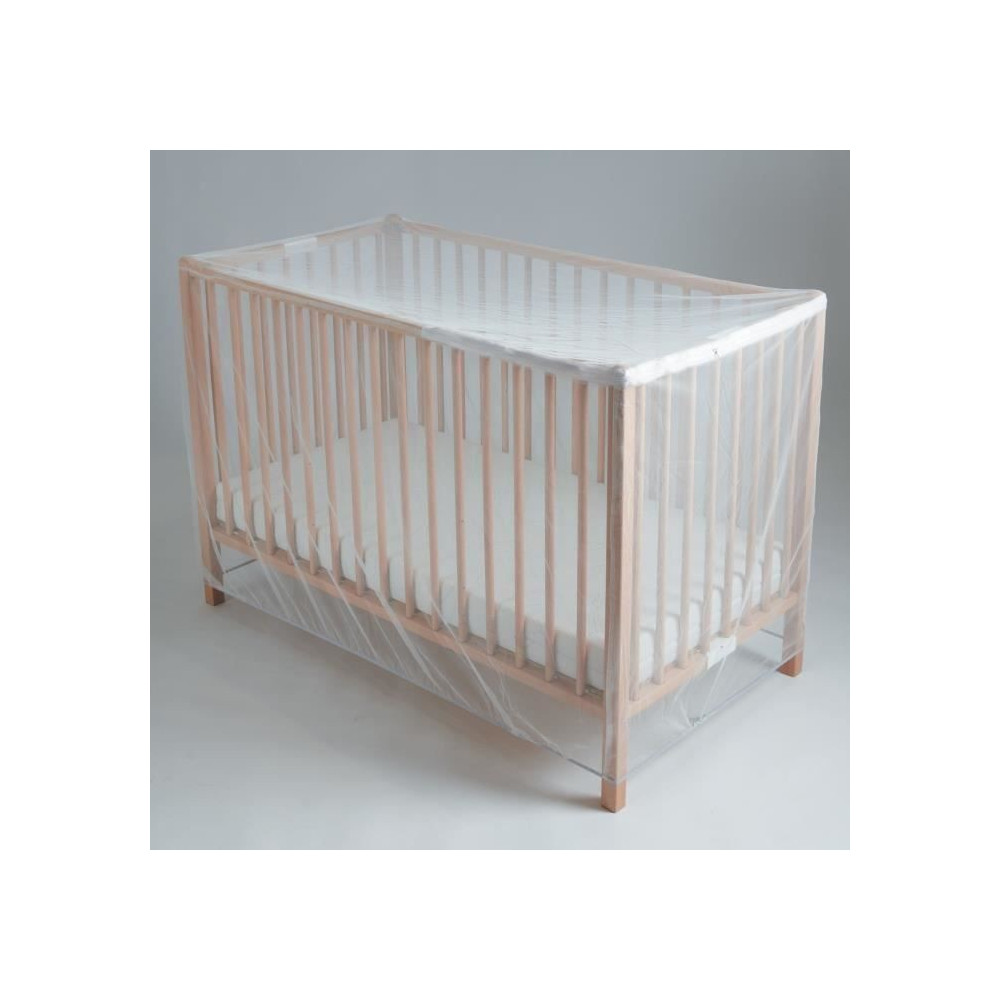 Moustiquaire pour lit TINEO - Ouverture facile avec zip - Compatible l