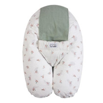 Coussin De Grossesse et D'allaitement 3 En 1 Multirelax éponge vert