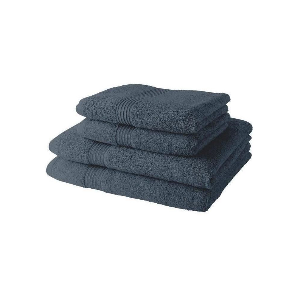 2 Serviettes de bain TODAY 50x90 + 2 Draps de bain 70x130 cm 100% Coto