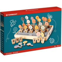 Abc Flowers - TOP BRIGHT - 26 Pots de Fleurs - Lettres Majuscules - Le