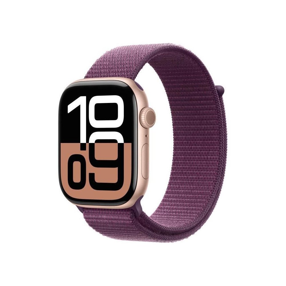 Apple Watch Series 10 GPS - 46mm - Boîtier Rose Gold Aluminium - Brac