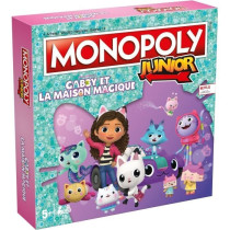 Jeu de société - WINNING MOVES - Monopoly Junior Gabby et la Maison