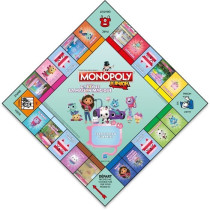 Jeu de société - WINNING MOVES - Monopoly Junior Gabby et la Maison