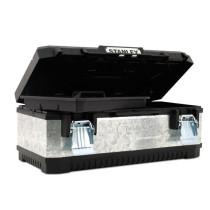 Boîte a outils Stanley bimatiere galvanisée - 51 cm