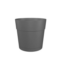 Pot a fleurs et plantes rond CAPRI LARGE - Plastique - Réservoir d'ea