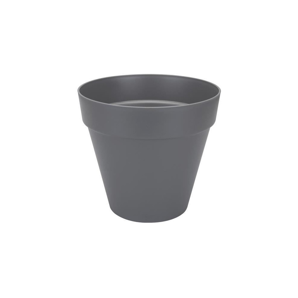 ELHO Pot de fleurs rond avec roues Loft Urban - Ø 40 cm - Gris anthra