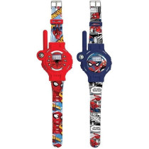 Montre 2 en 1 Walkie-Talkie SpiderMan 200m - LEXIBOOK - Rouge - Pour E