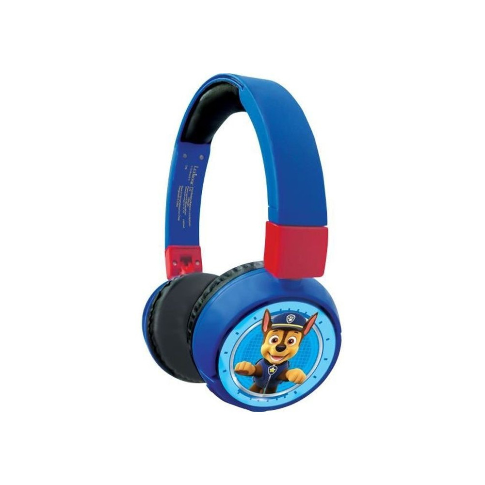 PAT' PATROUILLE - Casque 2 en 1 Bluetooth - Filaire confortable et pli