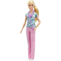 Barbie - Barbie infirmiere - Poupée Mannequin - Des 3 ans GTW39