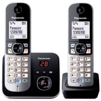 Téléphone sans fil duo PANASONIC KXTG6822 avec réduction de bruit e
