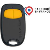 Télécommande 2 canaux - SCS SENTINEL - SimplyControl - Jaune, porté