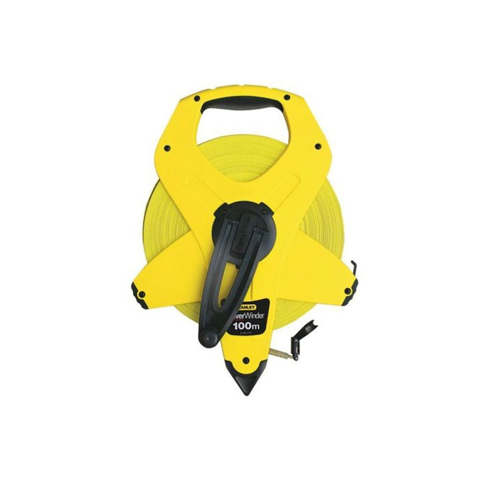 Mesure longue ruban 100mx12,7mm fibre de verre PowerWinder - STANLEY -